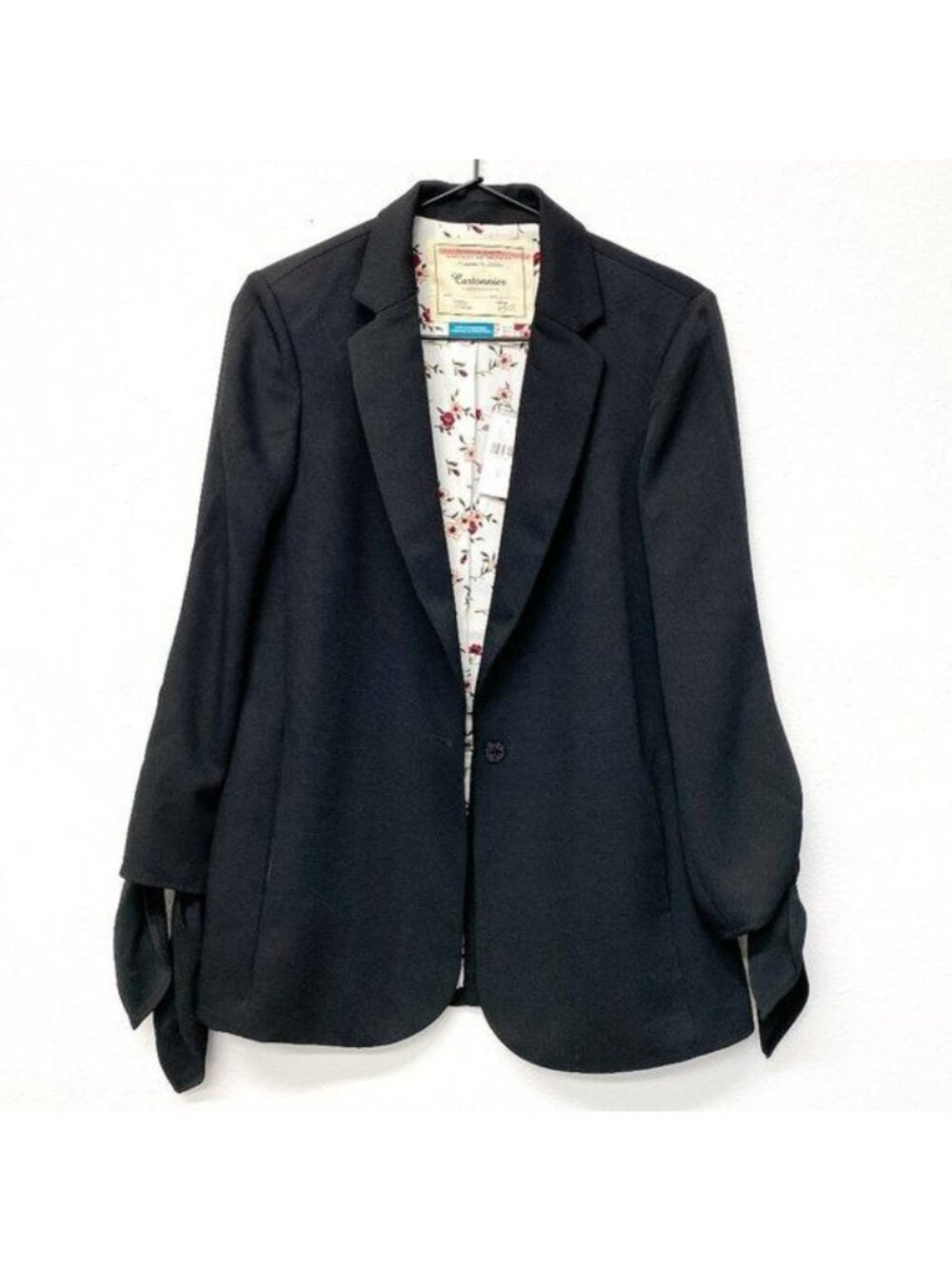 Cartonnier Black Tied-Sleeve Blazer - Picture 4 of 4